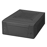 SilverStone Technology SST-ML10B - Milo Mini-ITX kompaktes HTPC Desktop Gehäuse, modulares Design,...