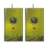 Extra Virgin Olive Oil from Crete – 2 x 5 L Kanister mit Ausgießer, Kaltgepresst & Ungefiltert,...