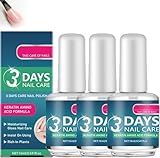 Keratin-Nagelöl für 3 Tage, klares Nagelöl mit Aminosäuren, Aktivglanz-Nagellack, tägliche...
