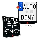 Autodomy Kennzeichenhalter Motorrad 180x200 | Motorrad Kennzeichenhalter Gültig für Alle...