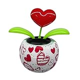 Wackelfigur Blume, Solarbetriebene Solar Tanzende Blume, Solar Solarbetriebene Wackelblume,...