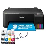 Epson EcoTank ET-1810 nachfüllbares Farbig Tintenstrahldrucker (DIN A4, WiFi, USB 2.0) großer...