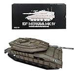 Metalakaer RC Panzer für Erwachsene, 1:16 RC Merkava-IV Panzermodell, 2,4 GHz Militärpanzer mit...