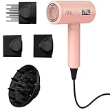 AINA Pro Salon Hair Dryer(New tech),2200W Blow Dryer with Diffuser Comb for Women | BLDC Hair Dryer...
