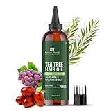 Botanic Hearth Teebaumöl für das Haar (118 ml) | Mit Jojoba- und Traubenkernölen | Beruhigt...