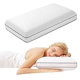 Autsel Gel Memory Foam Kissen, Ergonomisches Kopfkissen mit abnehmbarem und Bezug, Orthopädisches...