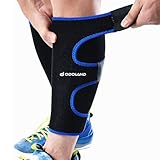 Odoland Wadenbandage Muskelfaserriss,Verstellbare Wadenstütze Sport Waden Kompressionsstrümpfe...
