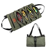 Werkzeug Rolltasche,Werkzeugrolle,Canvas Schraubenschlüssel Werkzeugtasche mit 5...