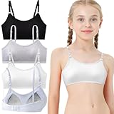 YUFFQOPC 4er Bustier Mädchen BH Mädchen Sport BHS Teens Unterwäsche, Mädchen Bustier Mädchen...