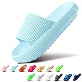 Sumvov Cozyslides Original Damen Schlappen 100% EVA Super Weich Rutschfest Badeschuhe Cozislides...