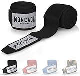 Moncada Fighting® [4m Boxbandagen mit Daumenschlaufe - Bandagen Boxen Halb elastische Boxing Gloves...