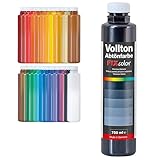 decotric Decolor Bunte Abtönfarbe Schwarz - 750 ml I Dispersionsfarbe für dekorative Anstriche und...