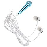 SOLUSTRE Tragbares Miniatur Kondensatormikrofon aus Robustem Kunststoff Smartphone Mikrofon für...