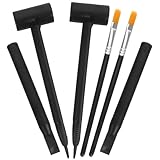 YARNOW 2 Satz Archäologisches Ausgrabungsspielzeug für Schaufel Hammer Bürste aus Kunststoff...