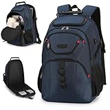 HYPIQQ Laptop-Rucksack für Geschäftsreisen Wasserdichte 17' Computertasche Männer Frauen,...