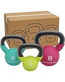 HQ Germany® Neopren Kettlebell | Vollguss | 2-32kg | Starter-Sets | ±2,0% Gewichtstoleranz,...