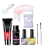 Pinsel Nagelverlängerungskits Maniküre LED Builder Gel Polish mit Nagel Trockner Lampe 8pcs Stil 8