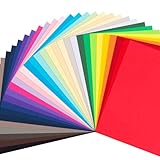 VGOODALL 64 Blatt Basteln Buntpapier, Farbigen DIN A4 TonPapier 32 Farben Bastelkarton 250g/m²...