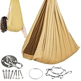 Hängematte, elastisch, bequem, tragbar, für Mädchen und Schlafzimmer, Balkon, Garten, Camping,...