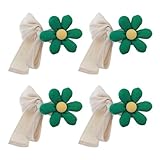 Hlennotor Fenstervorhang-Bündelband in Blumenform für Kinderzimmer, Hängende Vorhanghalter,...