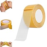 Doppelseitiges Klebeband Extra Stark Teppichklebeband Doppelseitig, Double Sided Tape,Handreißbar...
