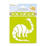 Avenue Mandarine 42449MD - Set mit 6 Schablonen, 15 x 15 cm, geeignet für Kinder ab 3 Jahren, für...