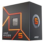 AMD Ryzen 5 7600X Prozessor (intergrierte Radeon Grafik, 6 Kerne/12 Threads, 105W TDP,AM5 Sockel,...