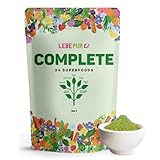 Lebepur Complete Mix Bio 400g – 34 Pflanzenpulver – Mit Algen, Vitalpilzen & Milchsäurekulturen...