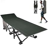 OVERMONT Klappbar Feldbett Faltbar Campingbett - Camping Bett 190 x 71 x 36 cm - bis 250kg Belastbar...