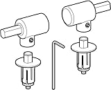 Keramag - 1 Paar Scharniere für WC-Sitz 575950