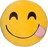 Vnnigmn Niedliches Emoji-Kissen Emoji-Puppe Emoji-Kissen, dekorativ, Spielzeug, Geburtstag,...