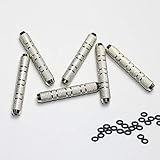 ToBeIT 6 stücke Dart Barrels Set 16g und dart gummiring - Ersatzbehör Softdarts Barrel Steeldarts...