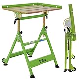 TRUTZHOLM mobiler Schweißtisch klappbar höhenverstellbar von 77-92 cm, große Arbeitsplatte,...