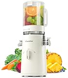 Zasmira Entsafter, Entsafter Slow Juicer mit hohem Drehmoment und 120MM-Einfüllschacht, Kein...