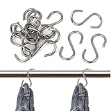 10 Stück S-Haken,S-förmige Metallhaken Aus Edelstahl 304,2mm Dicke 201 Edelstahl S-förmiger Haken...
