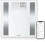 Soehnle Shape Sense Connect 100 Körperfettwage mit Bluetooth, Personenwaage plus App,...