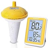 GEEVON Funk Poolthermometer Schwimmend