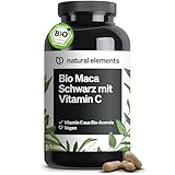 Bio Maca Schwarz – 180 Kapseln – 3000mg je Tagesdosis (entspricht 12.000mg Maca Wurzel) – mit...
