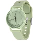 OFFCUP Damenuhr, Damen Analog Quarz Uhr mit Silikon Armband, Uhren Damen Sportlich Elegant Casual...