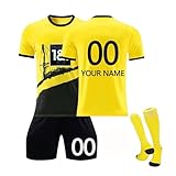 BVB Benutzerdefiniert Trikot 23/24 Trikot für Kinder Personalisierte Jeder Namen Nummer Team Logo...