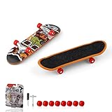 GEBAUM Mini-Skateboard, 2-teilig, Fingerboard-Motiv, zufällige Auswahl, kreatives Geschenk und...