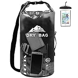 HEETA Dry Bag Wasserdichter Packsack 5L/10L/20L Wasserdicht Taschen mit Handytasche und Gurte für...