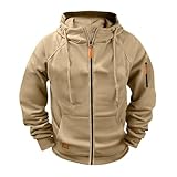 WDCHAOYUE Pullover Für Herren,Hoodie Herren Reißverschluss Kapuzenjacke Sweatjacke Zip Sweater...