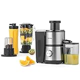 Petra PT4294VDEEU7 4-In-1 Zentrifugal Entsafter - Saftmaschine für vitaminreiche...