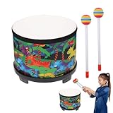 Kinder Trommel - 20 cm Musikinstrumente für Kleinkinder | Klangspielzeug pädagogisches...