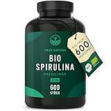 Bio Spirulina Presslinge - 600 Spirulina-Tabletten (500mg) - 4.000mg hochdosiert - Reine Spirulina...