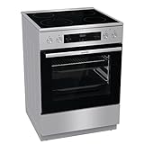 Gorenje GECS6C 70 XPA Elektro-Standherd mit Glaskeramik-Kochfeld 60 cm / 71...