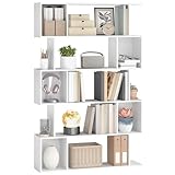 VASAGLE Bücherregal mit 5 Ebenen, Standregal, 24 x 90 x 159 cm, Aufbewahrungsregal mit offenen...