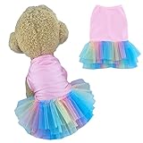 ANIAC Hundeweste, Rock, Welpen, Prinzessinnenkleider, niedliches Geburtstagstütü-Rock,...