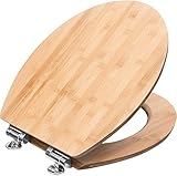Cornat WC-Sitz 'Ligna' - Hochwertiges Echtholz - Bambus - Absenkautomatik - Komfortables Sitzgefühl...